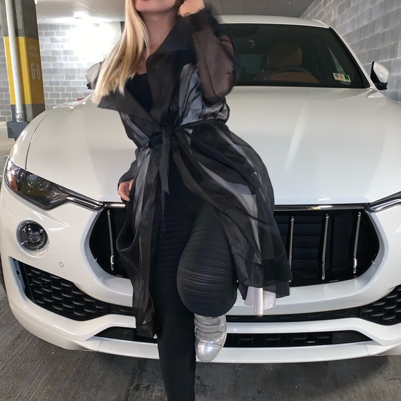 Maison Margiela 1 sheer black coat No offers please price firm Size 42 Italian - Picture 5 of 17